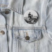 信頼できる古いトラクター、30年代 缶バッジ (インサイチュ)