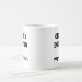 信頼できる大人として賢く隠されて コーヒーマグカップ (中央)