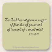 信頼できる引用文 コースター (正面)