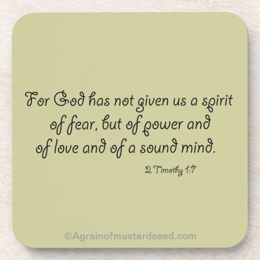 信頼できる引用文 コースター (正面)