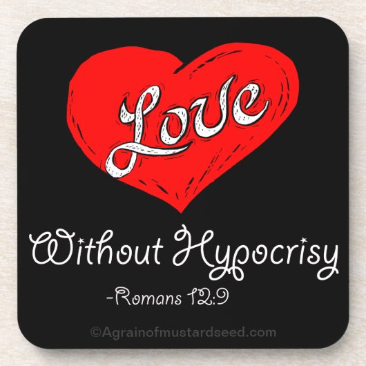 信頼できる引用文 コースター (正面)