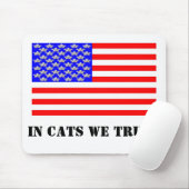 信頼できる猫の中で マウスパッド (マウス)