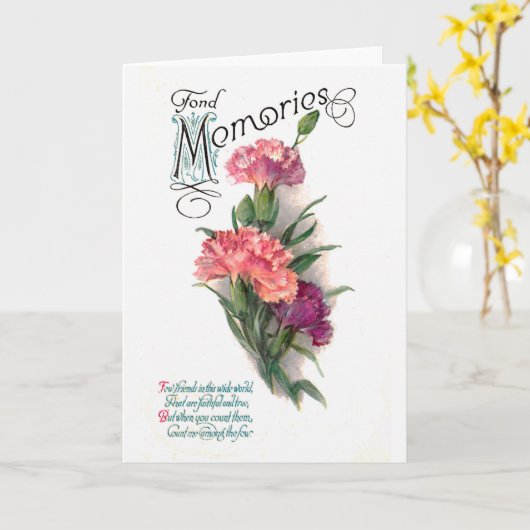 信頼できる真の友人 カード (黄色い花)