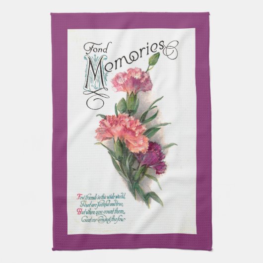 信頼できる真の友人 キッチンタオル (縦)