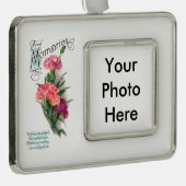 信頼できる真の友人 シルバープレートフレームオーナメント (右)