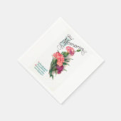 信頼できる真の友人 スタンダードカクテルナプキン (角)