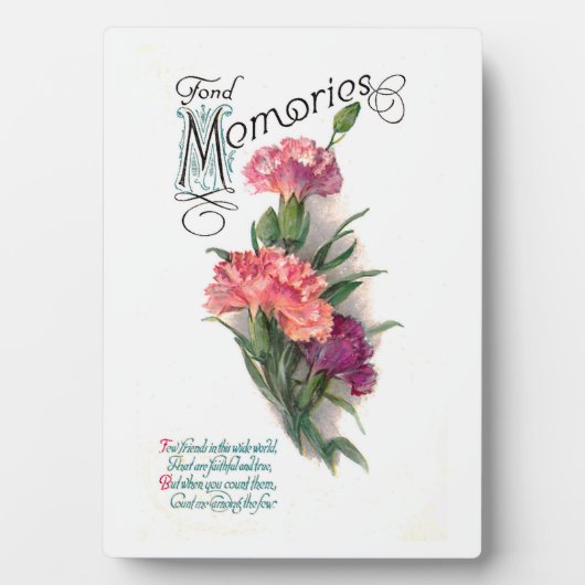 信頼できる真の友人 フォトプラーク (正面)