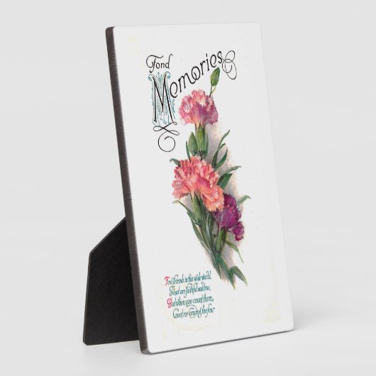 信頼できる真の友人 フォトプラーク (側面)