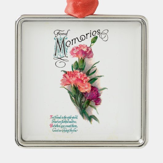 信頼できる真の友人 メタルオーナメント (正面)