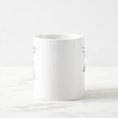 信頼できる立体幾何学の数学ユーモアに頼って コーヒーマグカップ (中央)