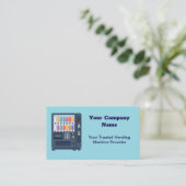 信頼できる自動販売機プロバイダ 名刺 (スタンド正面)