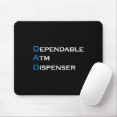 信頼できるAtmディスペンサー父お金を与える父 マウスパッド (マウス)