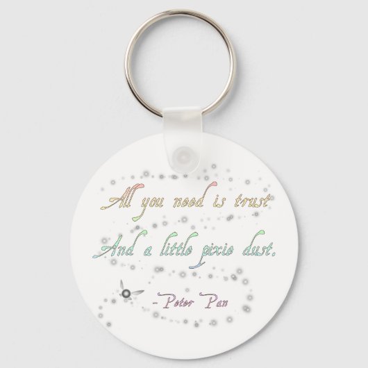 信頼とPixieダストキーチェーン キーホルダー (正面)