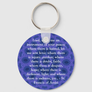 信頼についてのAssisiのSt Francis キーホルダー