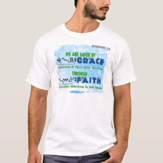 信頼によって優美によって救われる Tシャツ