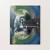 信頼のパズルのステップ ジグソーパズル (縦)