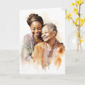 信頼のビーコン:母の日 カード (黄色い花)