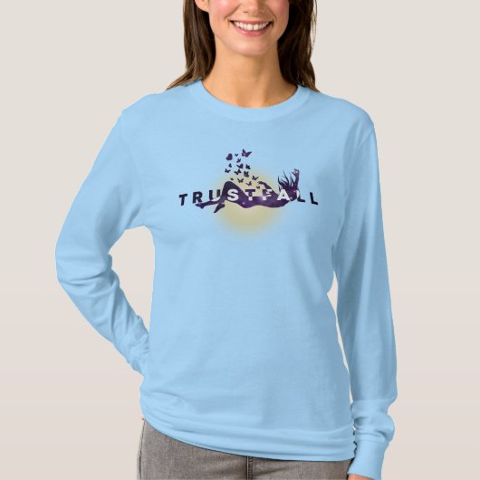 信頼の低下 |女性長袖 Tシャツ (正面)