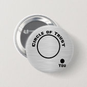 信頼の円の外の 缶バッジ (正面&裏面)