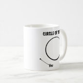 信頼の円 コーヒーマグカップ (正面右)