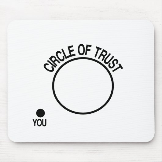 信頼の円 マウスパッド (正面)
