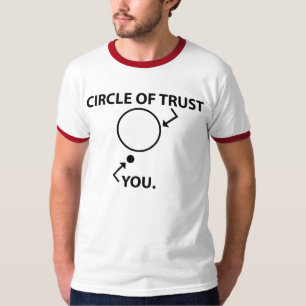 信頼の円 Tシャツ