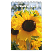 信頼の写真撮影のカレンダーの詩 カレンダー (カバー)