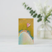 信頼の小さいハートの有望な芸術の絵画の跳躍 名刺 (スタンド正面)