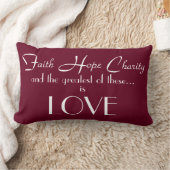 信頼の希望の慈善の腰神経の枕13" x 21 " ランバークッション (ブランケット)