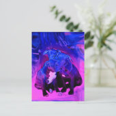 信頼の希望及び慈善のピット・ブル乱用された犬 ポストカード (スタンド正面)