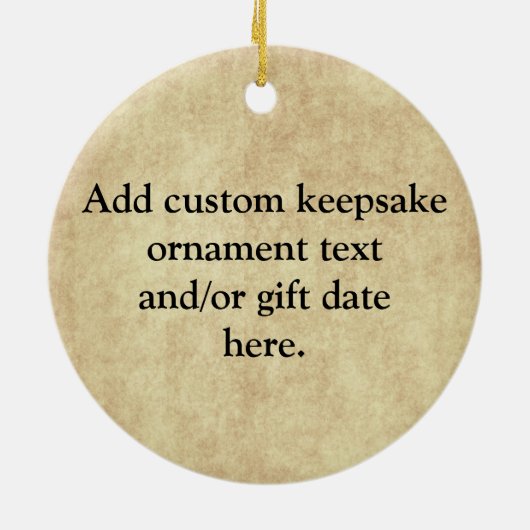 信頼の希望愛エレガントな聖書の聖なる書物、経典のクリスチャン セラミックオーナメント (裏面)