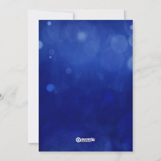 信頼の希望愛クリスマスの鳩の写真カード シーズンカード (裏面)