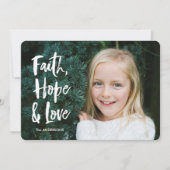 信頼の希望愛クリスマスカード シーズンカード (正面)