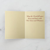 信頼の希望愛聖書の詩によってカスタマイズカード シーズンカード (内部)