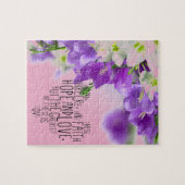 信頼の希望愛1 Corinthiansの13:13 ジグソーパズル (横)