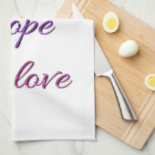 信頼の希望愛 キッチンタオル (四つ折り)