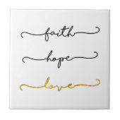 信頼の希望愛 タイル (正面)