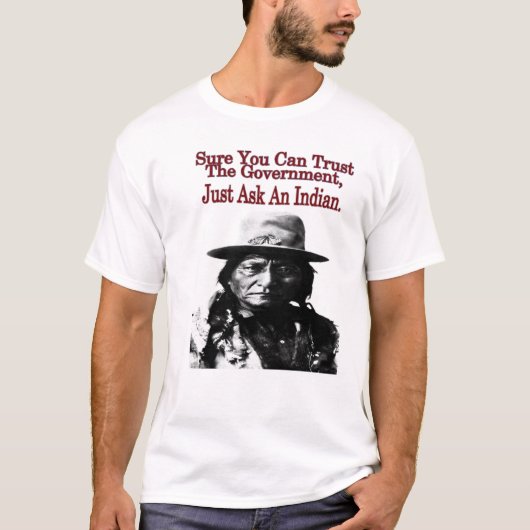 信頼の政府のTシャツ Tシャツ (正面)