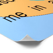 信頼の直感のポやる気を起こさせるスター ポスター (角)