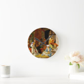 「信頼の祈りの言葉は病人」を、のために救い、 ラウンド壁時計 (ホーム)