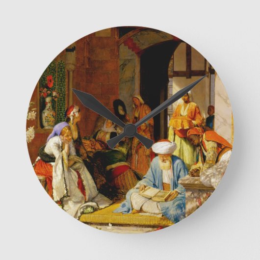 「信頼の祈りの言葉は病人」を、のために救い、 ラウンド壁時計 (正面)