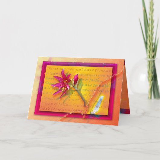 信頼の跳躍 カード (正面)