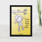 信頼の跳躍 カード (正面)