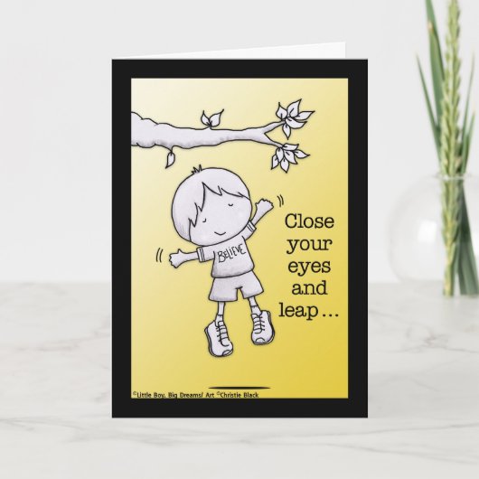 信頼の跳躍 カード (正面)