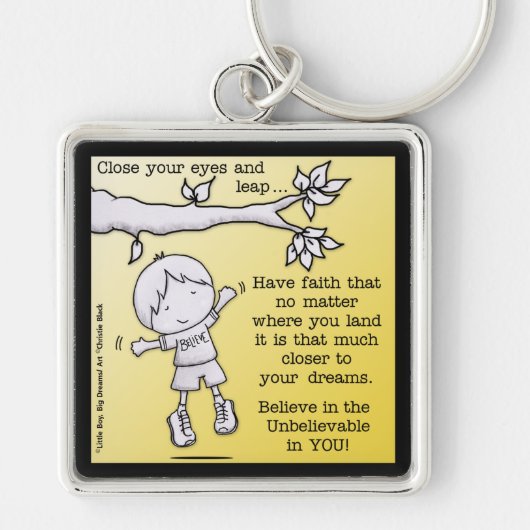 信頼の跳躍 キーホルダー (正面)