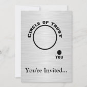 信頼の輪の外にいるあなた 招待状 (正面)