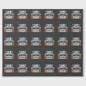 信頼の重量のキリスト教の体育館のユーモアのエクササイズのトレーニング ラッピングペーパー (フラット)