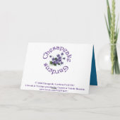 信頼のAGLOW挨拶状 カード (裏面)