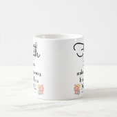 信頼は事の簡単、キリスト教の聖書を作りません コーヒーマグカップ (中央)