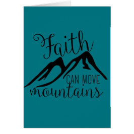 信頼は山を動かすことができます